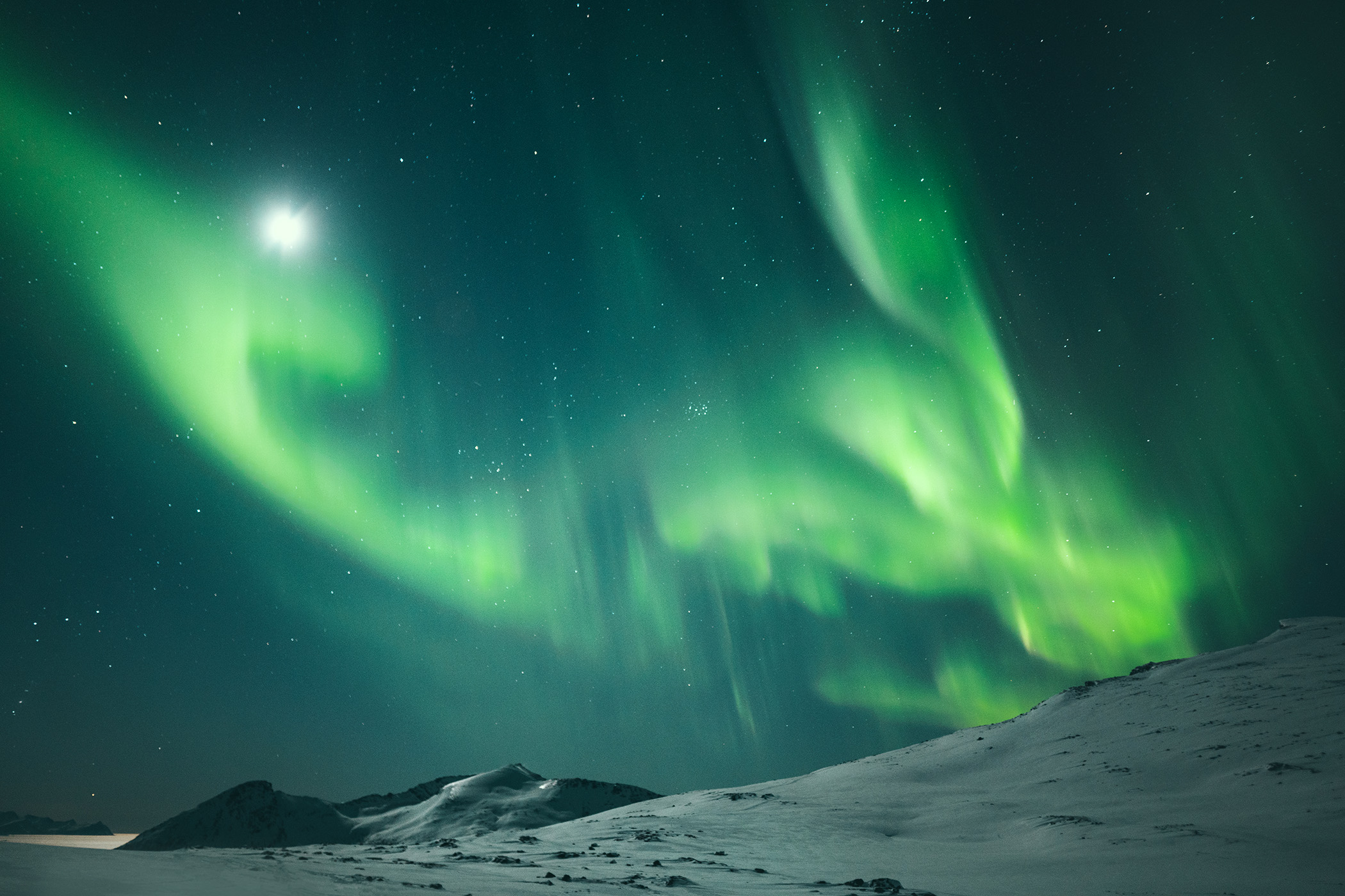 Aurora dancing in Tromso